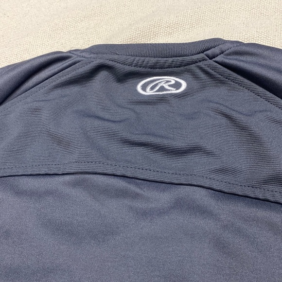 Rawlings 138 Preakness Racing Horse Logo Dugout Gray Fleece Men's Pullover Small - Picture 7 of 9